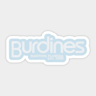 Old305-Burdines Sticker